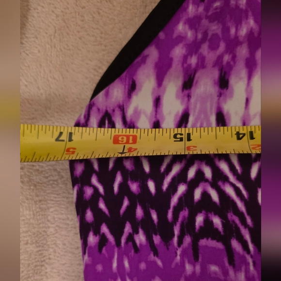 Gerry Ladies Purple & Black Tankini Set with Shorts (Size XL) - Picture 12 of 15
